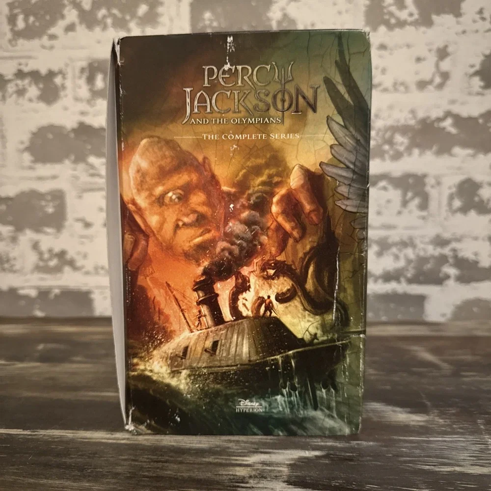 PERCY JACKSON & the Olympians Series RICK RIORDAN 5 Book Paperback Box Set *Read